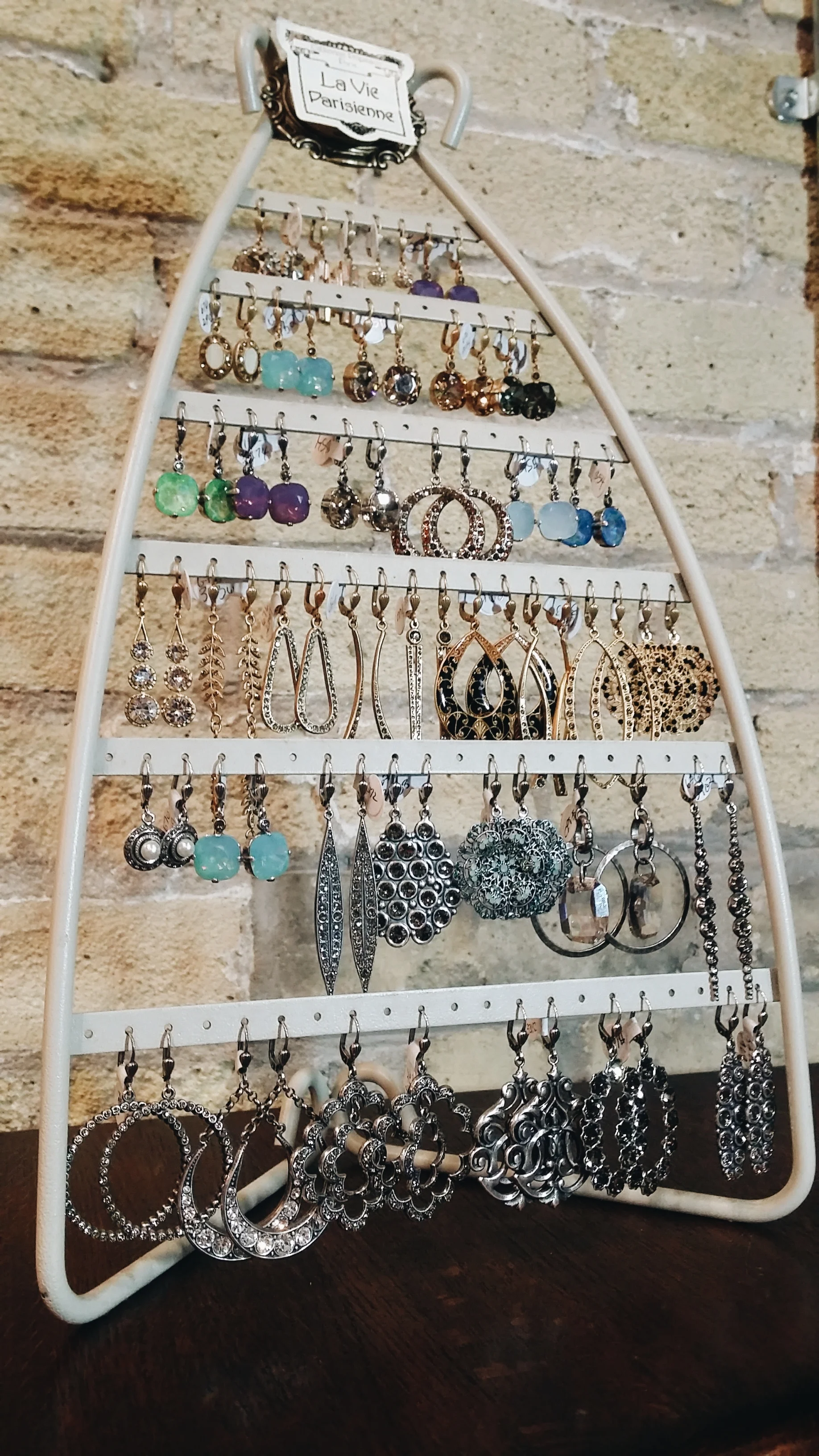 Earrings by La Vie Parisienne are the sparkliest gift you could ever leave under the tree! Made with Swarovski crystals and featuring French clasps, each design is thoughtful and elegant. From $52-$92.