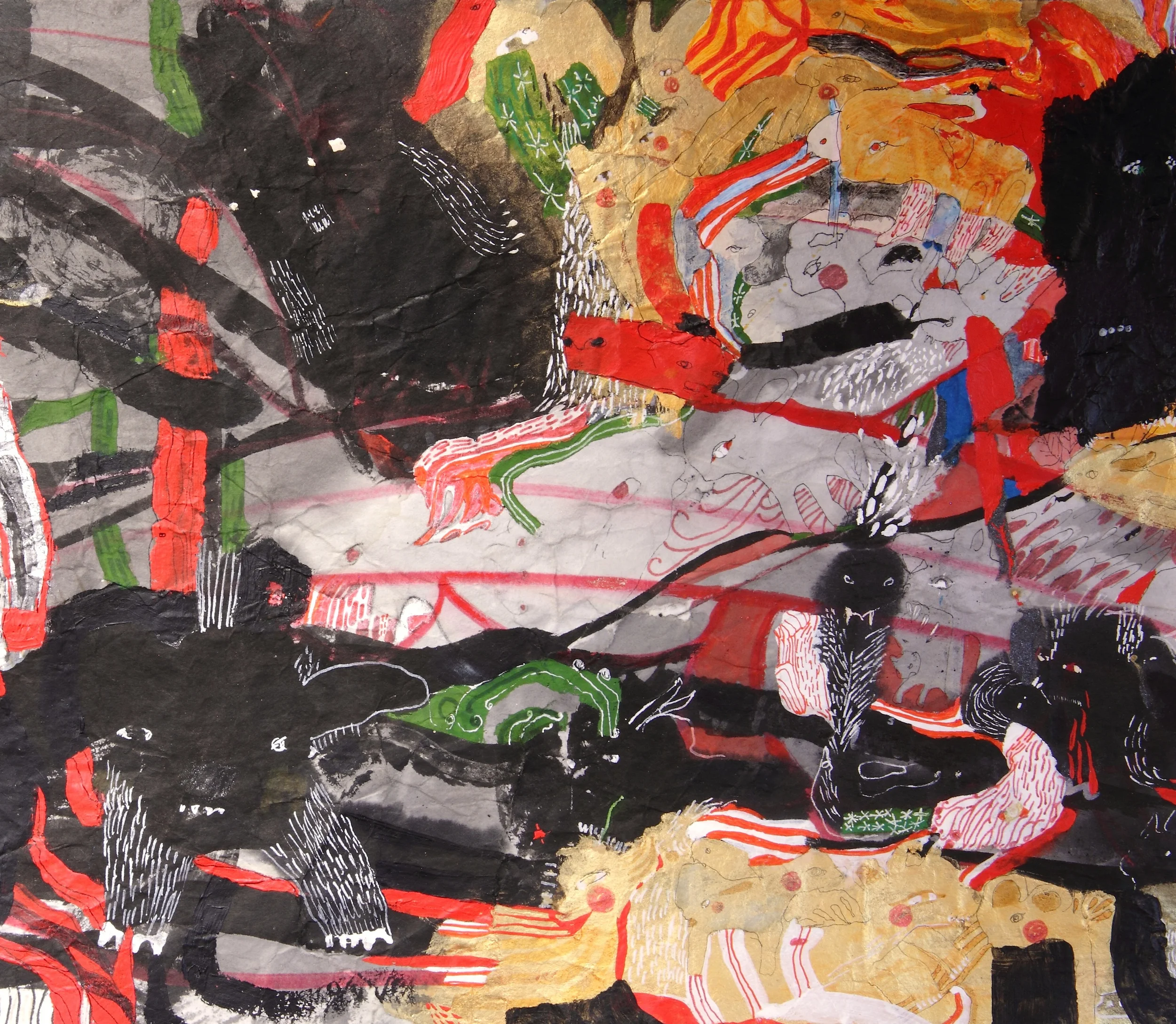 #itwasjustanightmare scroll painting 2013