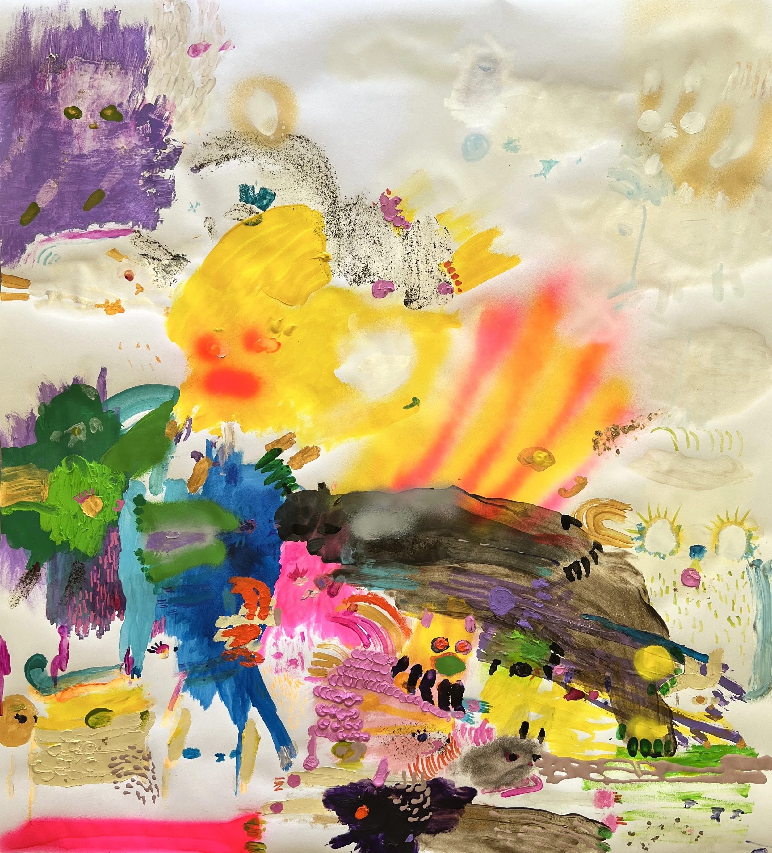 Painting on Paper — Laine Justice