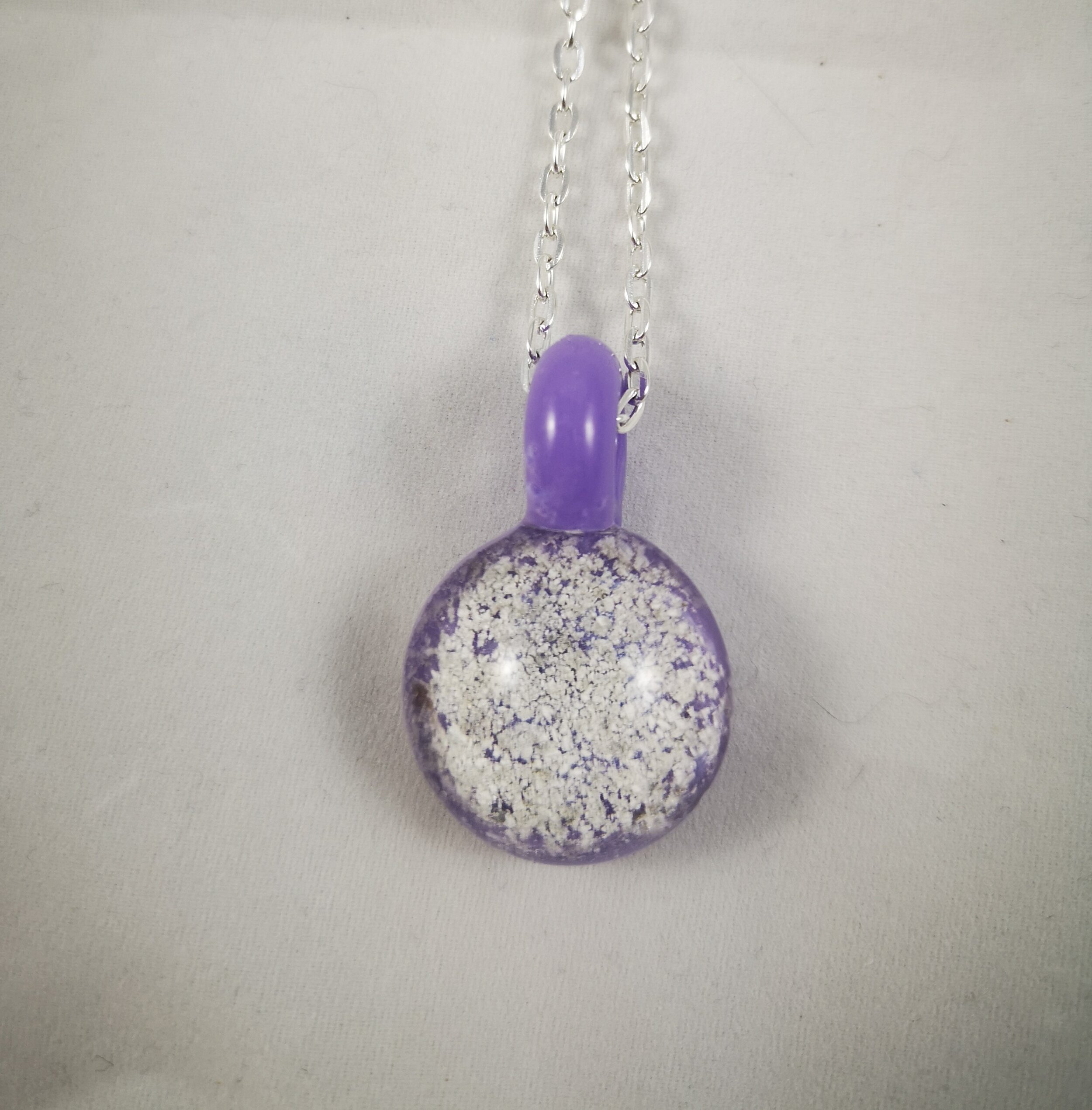 wisteria purple medium pendant
