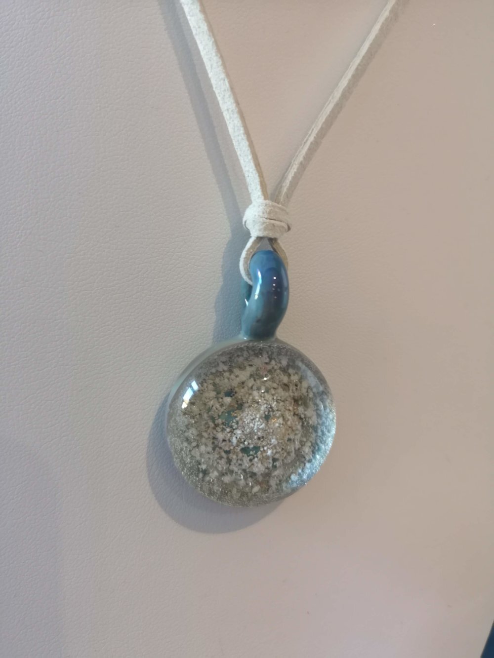 medium silver bullet pendant
