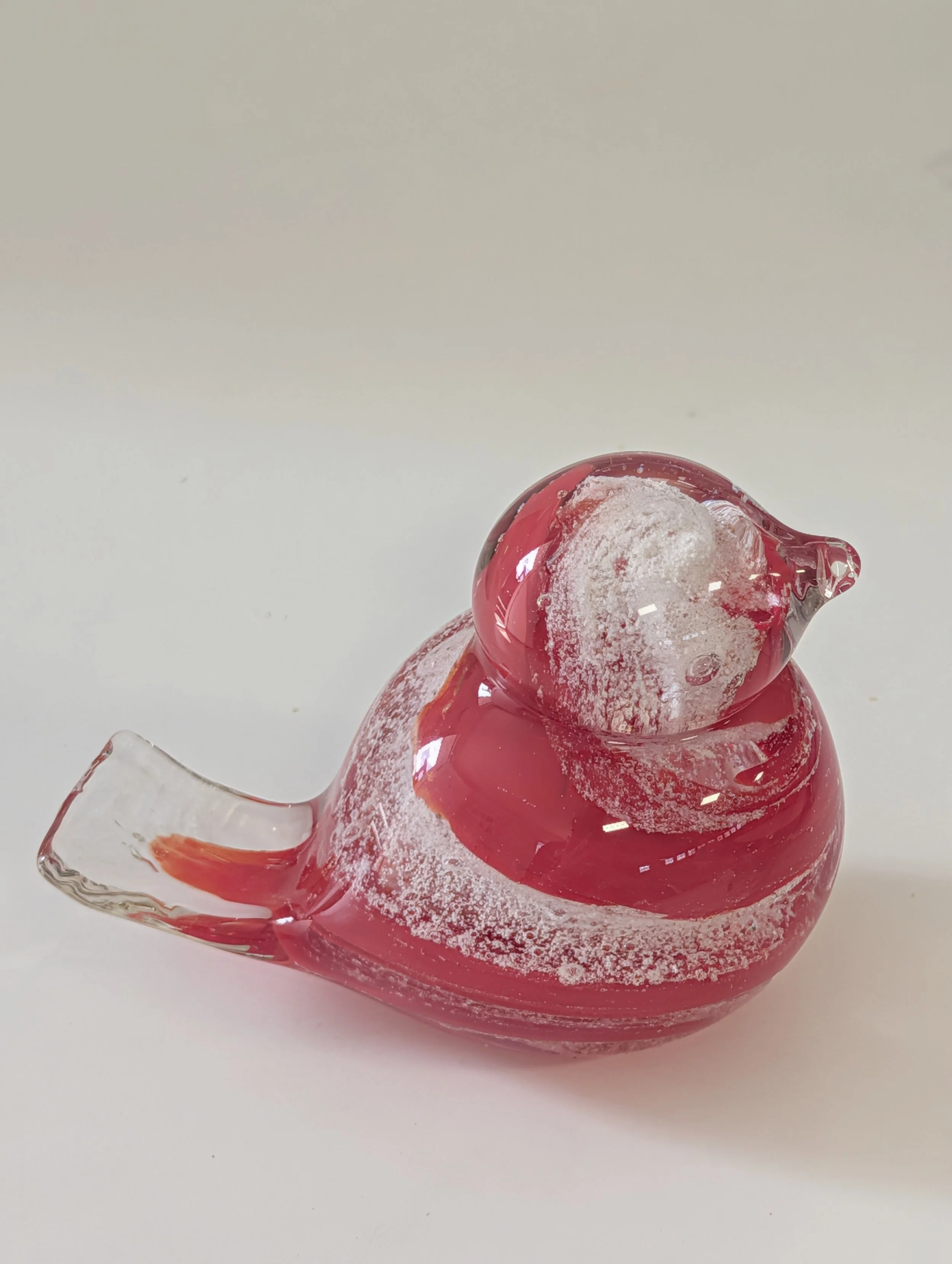 Cremated remains Glass Memorial Bird 