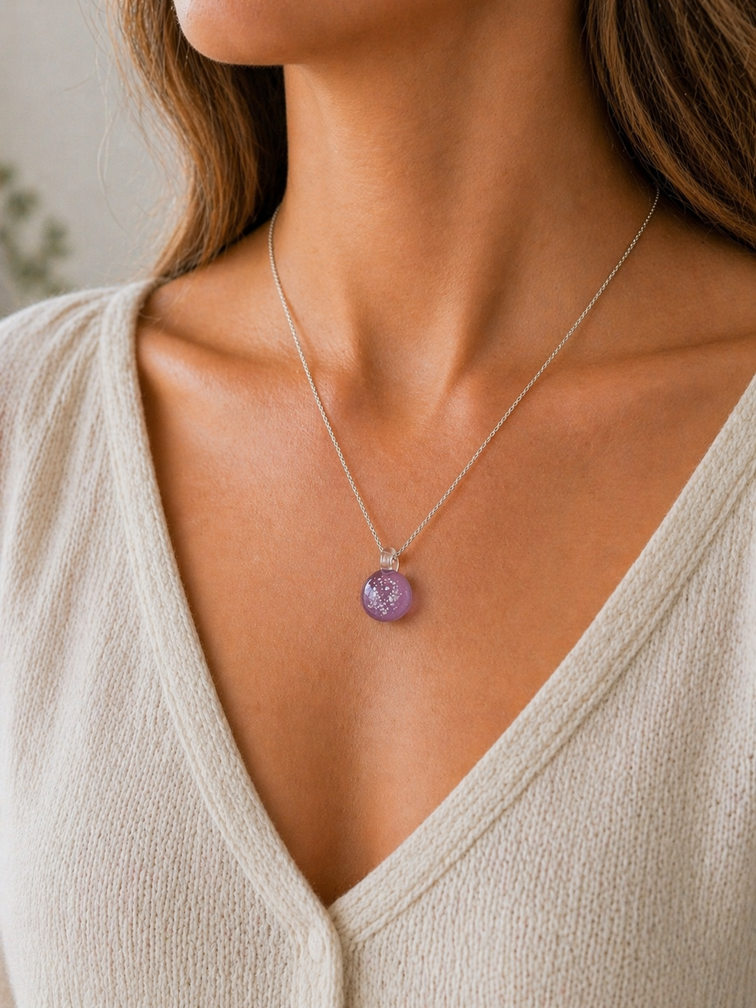 Memorial Jewelry- Eternity Disk Keepsake