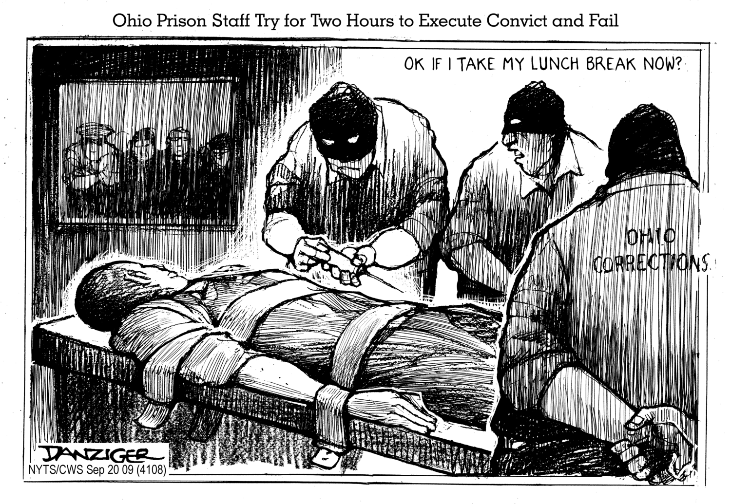 Political Cartoons — Windows on Death Row