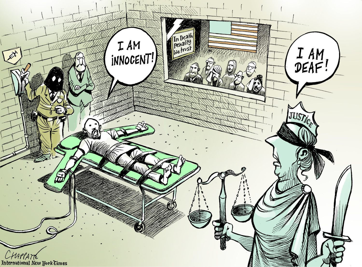 Political Cartoons — Windows on Death Row