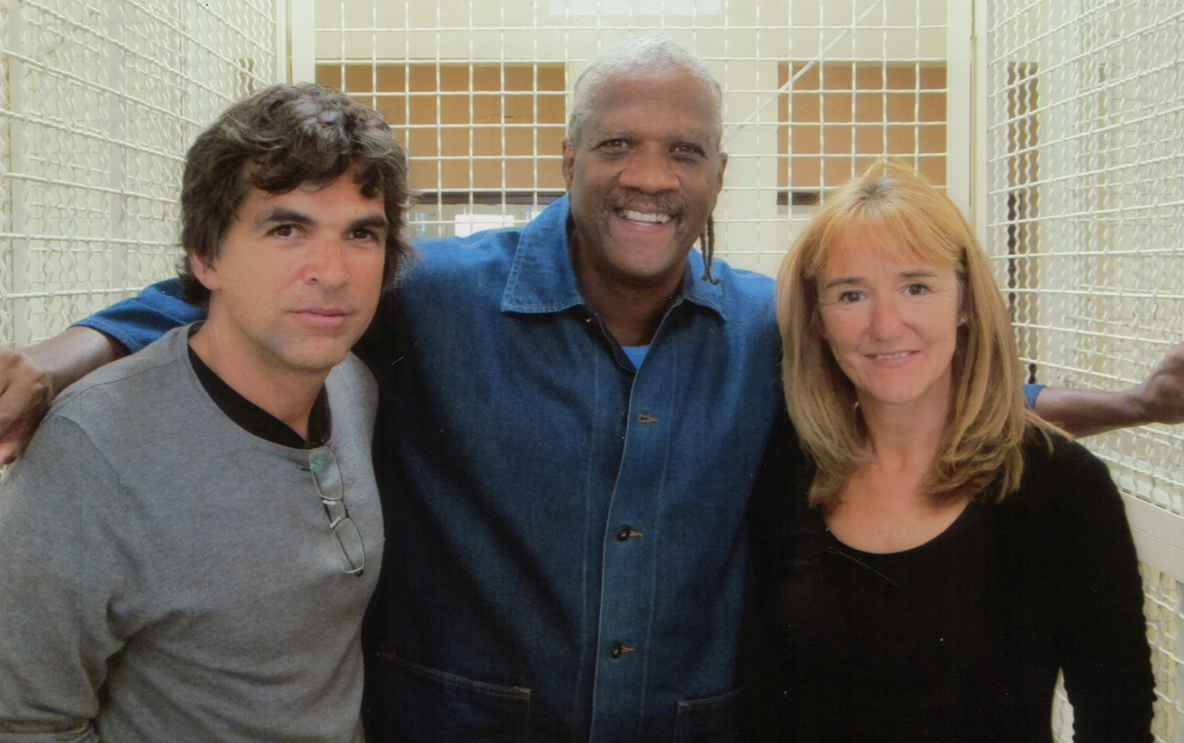 Kevin Cooper with Anne-Fréderiqué Widmann and Patrick Chappatte