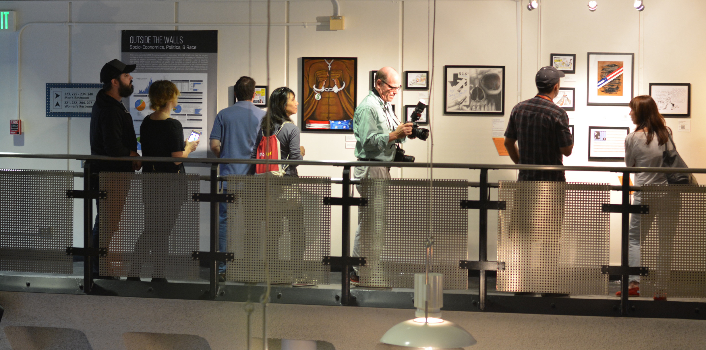 Exhibition opening in Los Angeles, October 2015