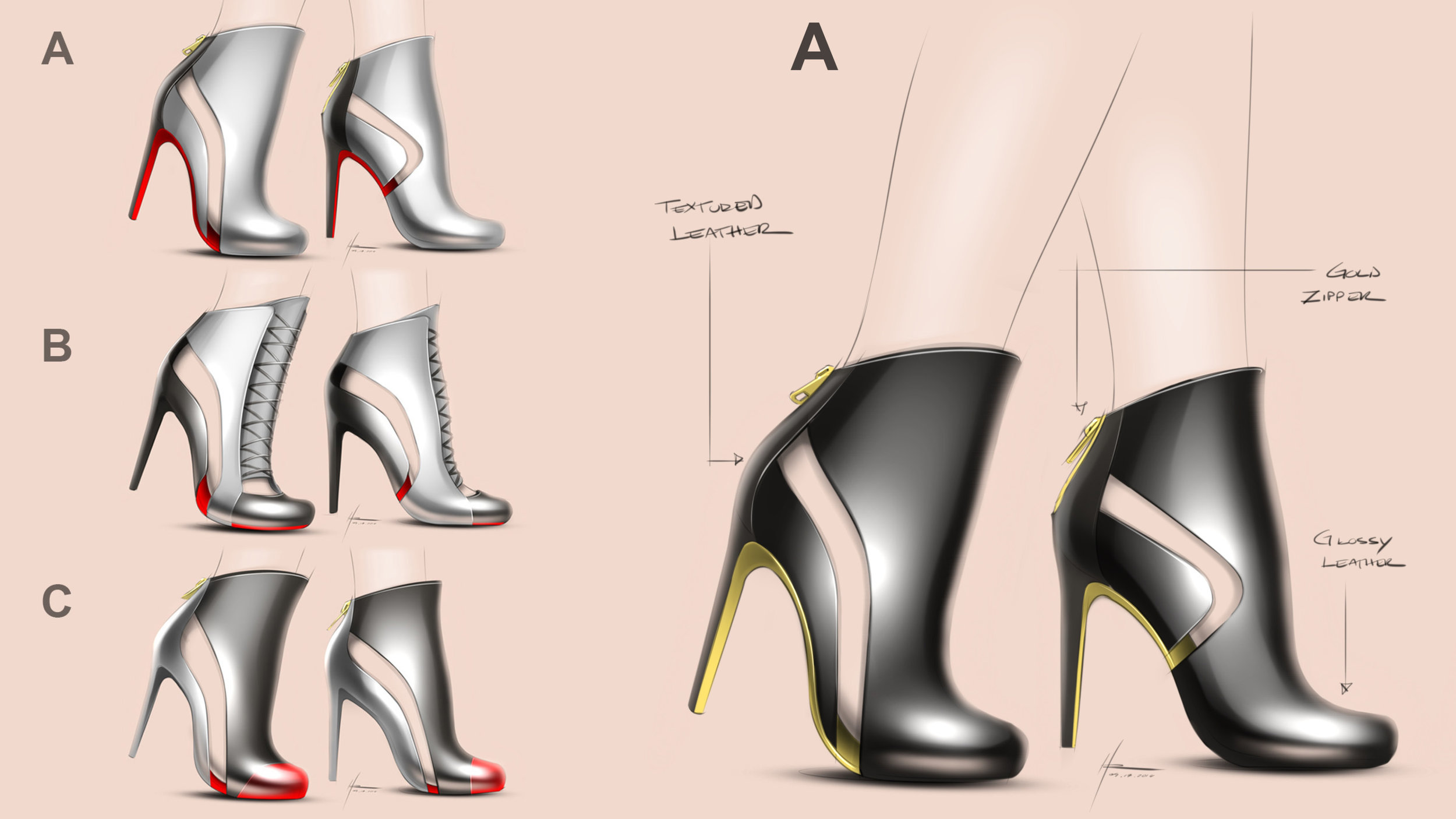 A women shoes sketches design and high heels  Upwork