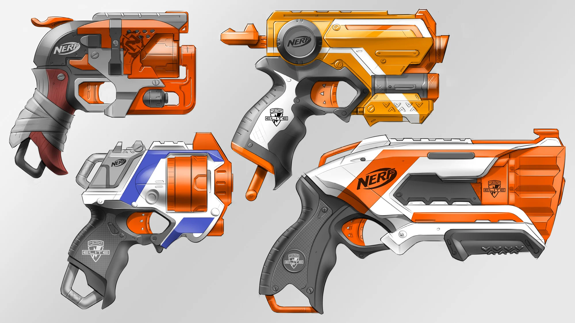 We were involved with the project from the first round of concept sketches to preliminary 3D modeling for prototypes.