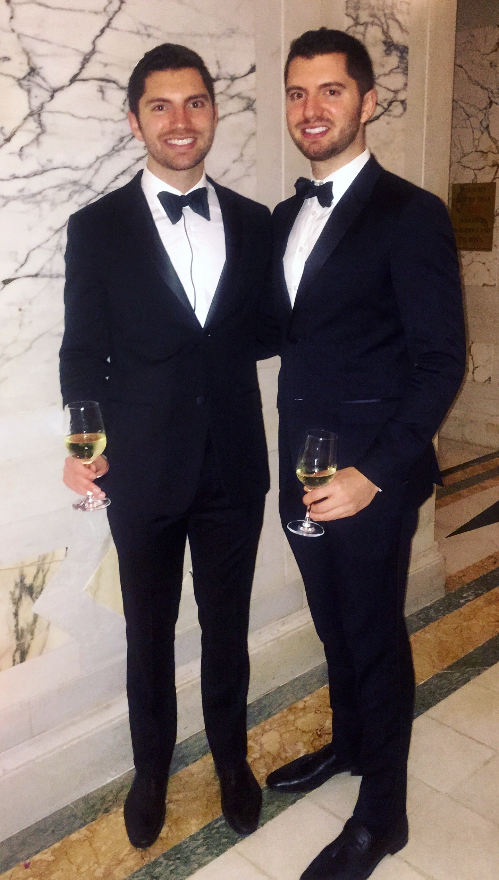 Emory internal medicine resident with his brother