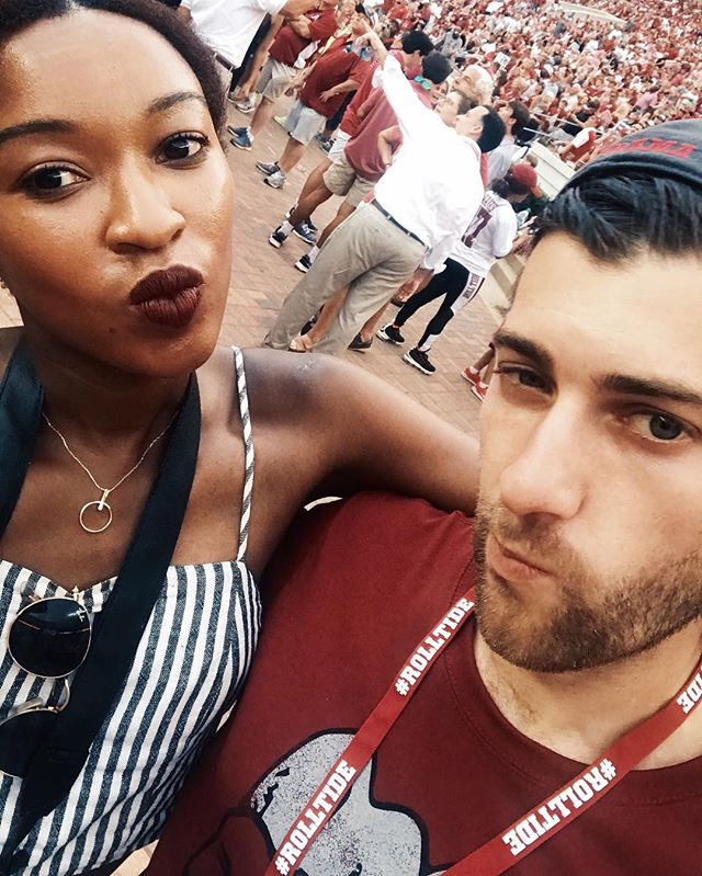 #fbf to last Saturday when a couple celebratory beers in, my little New Yorker developed a (very convincing) Alabama accent and I could not stop laughing 😹 on a serious note, please never limit yourself in who you choose to love, as long as they respect the institutions and people that built you. | 💄 is @fentybeauty
