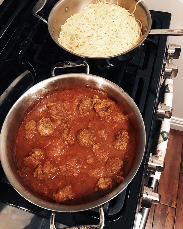 After a summer of amazing travel and restaurants, we miss Brooklyn! This month we&rsquo;re getting back to our local routines - including home cooked dinners. 👩🏾&zwj;🍳 👨&zwj;🍳 these meatballs are so good I&rsquo;ve had them three night (and days