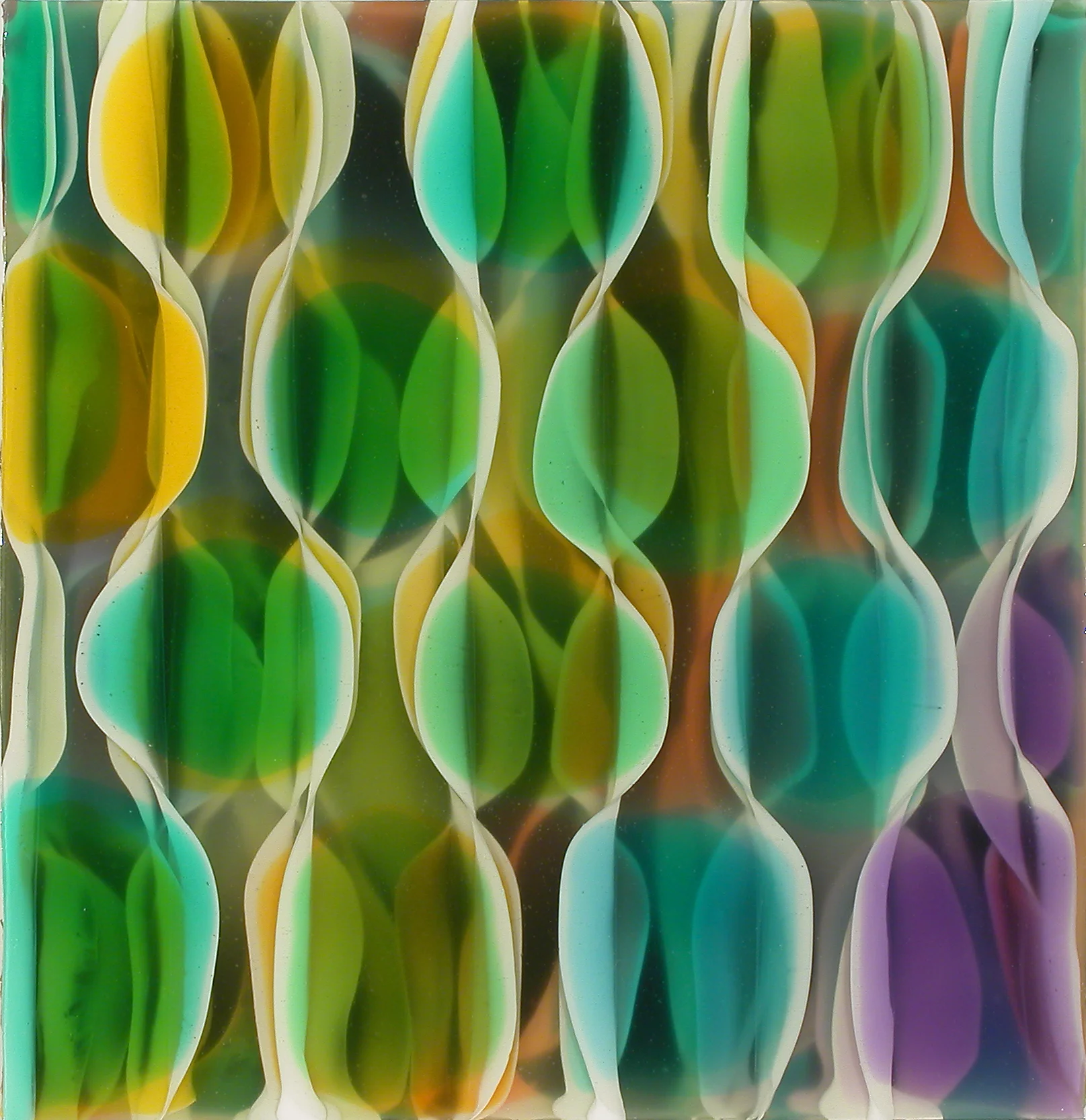   Untitled (DS/BRL04) , Ink and acrylic polymers on museum board, 12 x 11.5 in.&nbsp;  Contact Gallery for Price 