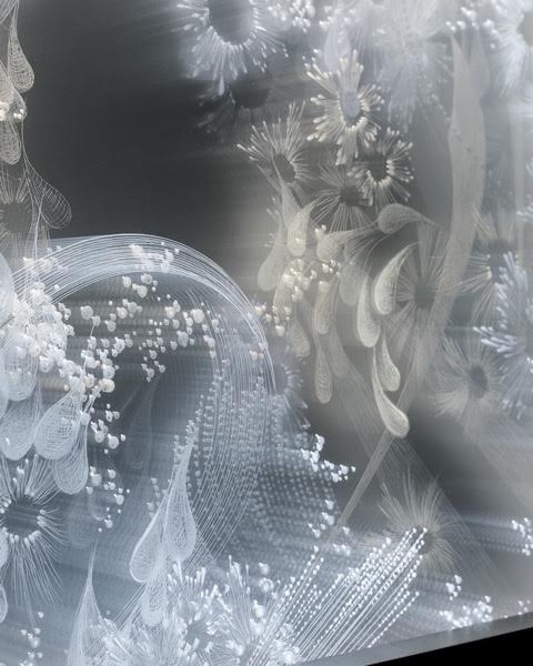  Finding Genesis, Refracted Light, LED Lights, Plexi, Glass, 25.75 x 19 x 4.5 in.