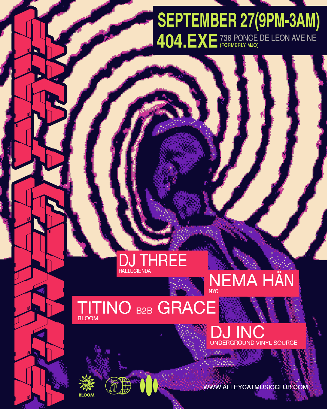 Power Trip w/ DJ Three &amp; Nema Hän