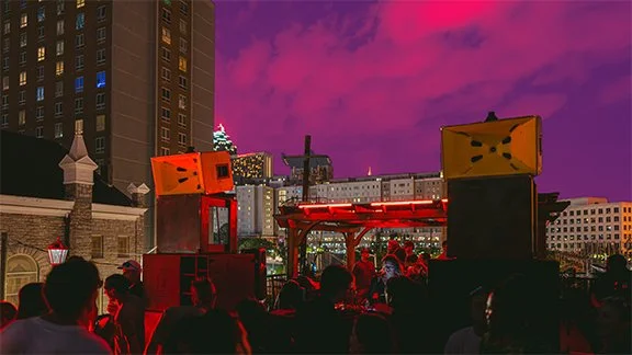 "Opening Day" House on the Rooftop