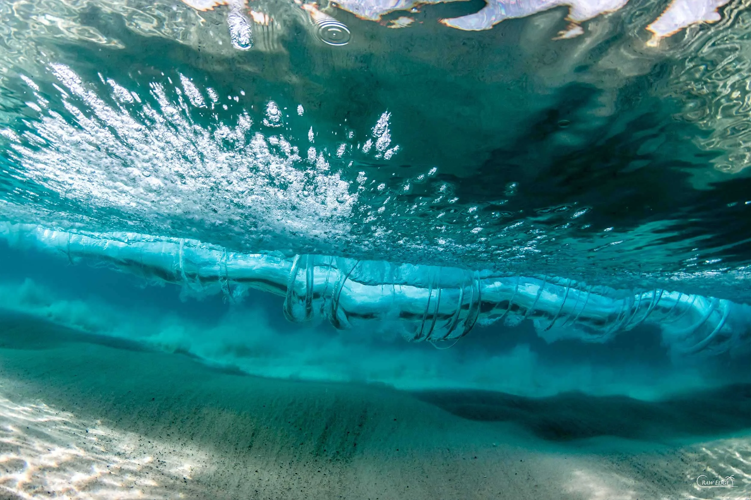 Boomerang Beach NSW wave vortex by Raw Edge Photography