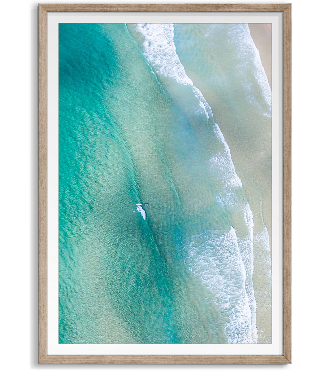 Lighthouse Beach raw shadowbox framed.jpg