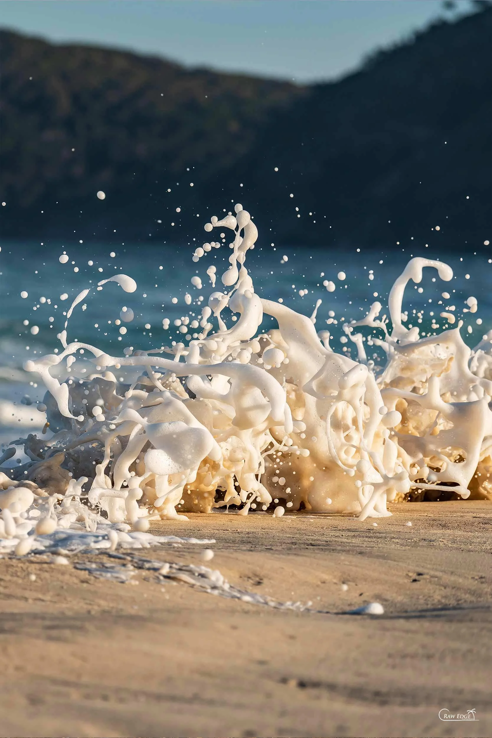 Wave art photography on the Mid-North Coast of NSW