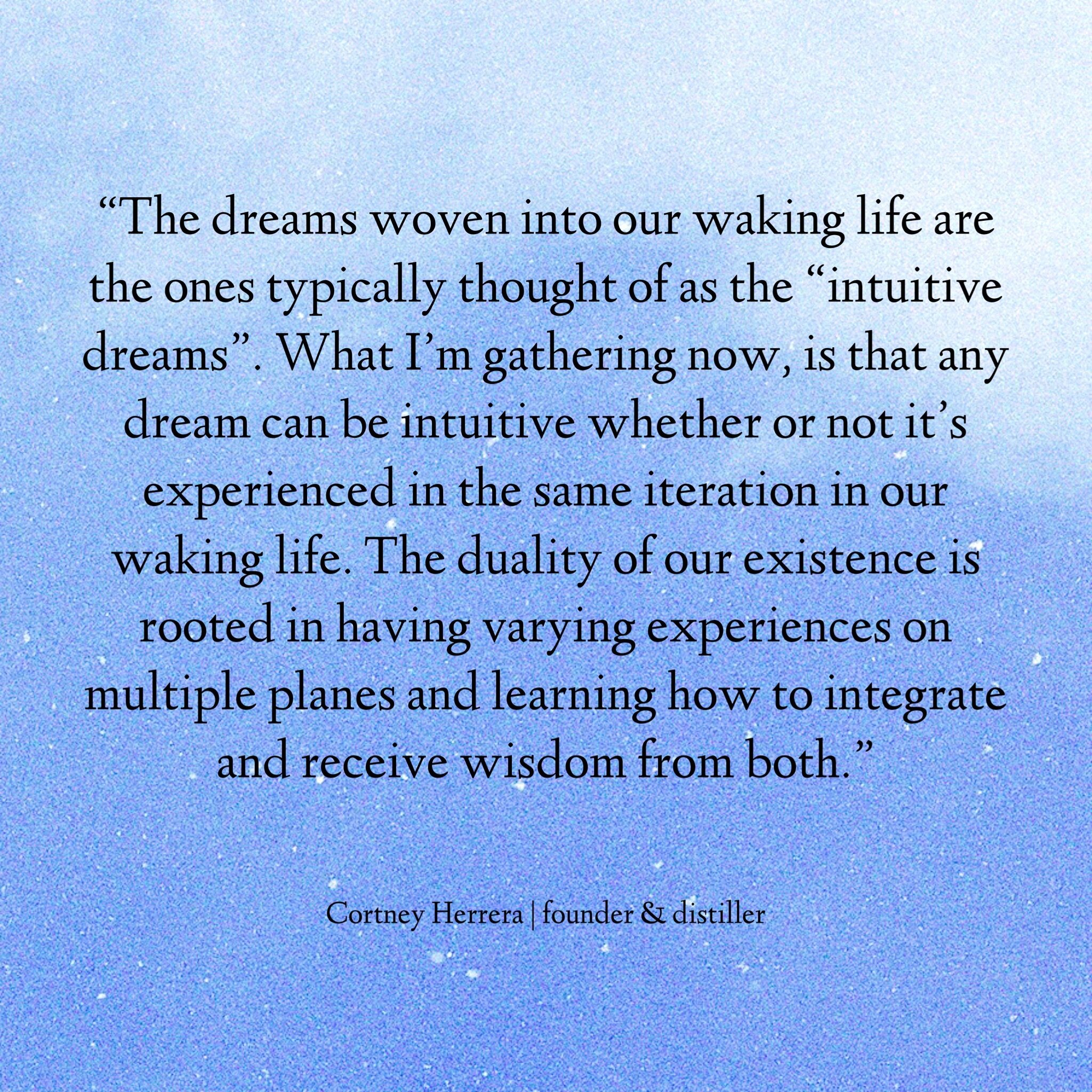 Excerpt from our last #wildcarejournal &mdash; The Magic of Spring &amp; Dreaming. Do you consider yourself an intuitive dreamer? What has made it feel this way? Was it all just a dream?

Read the rest by tapping our Explore tab &gt; Journal on our w