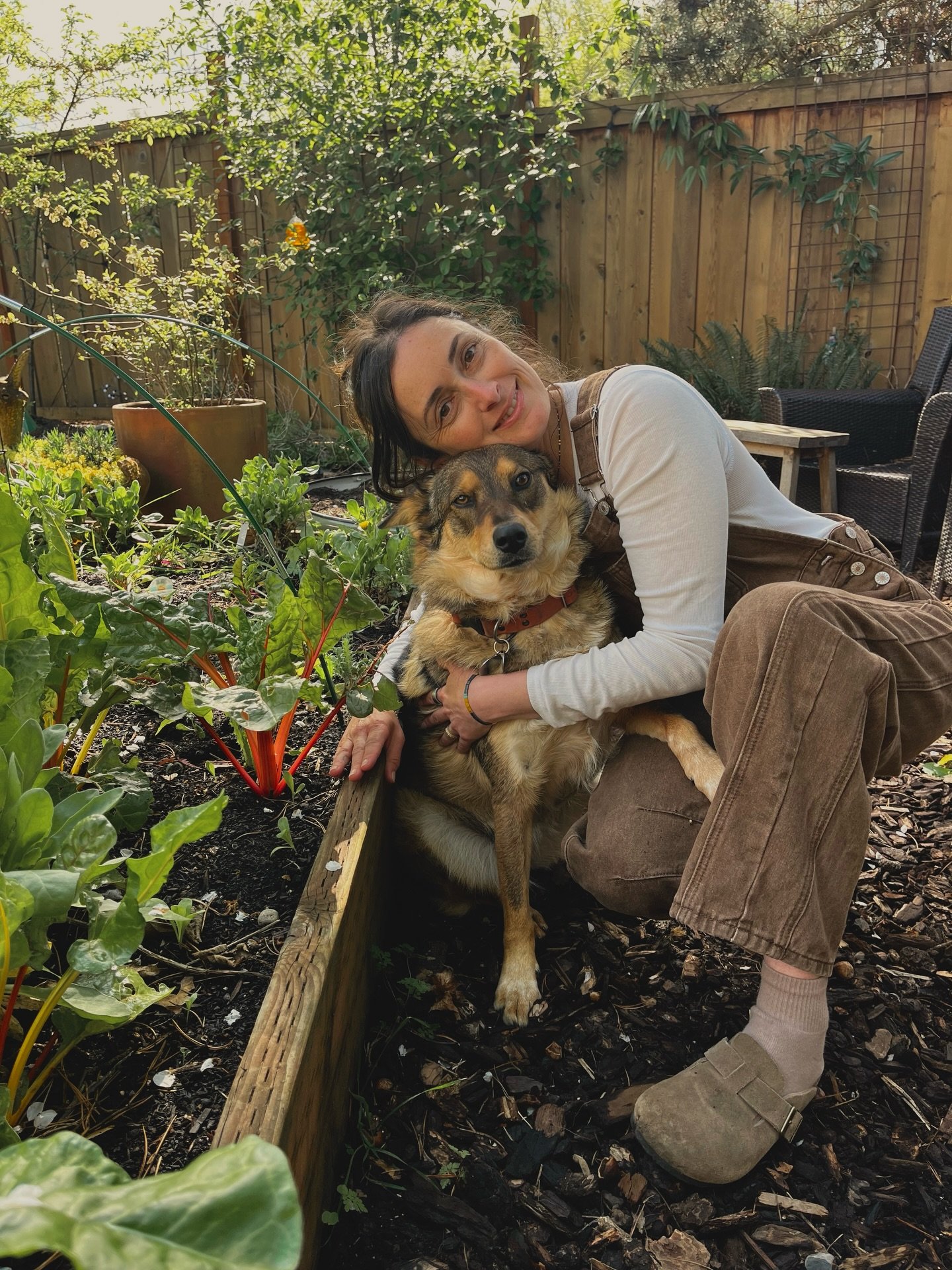 Hazel &amp; I cultivating warmth. 🙂&zwj;&harr;️

Things happening lately bts &mdash;

&bull; I selected a Spring date for our twice yearly sale. It made me so happy to hear all the messages from you Gaias that this meant so much to you. Watch for a 