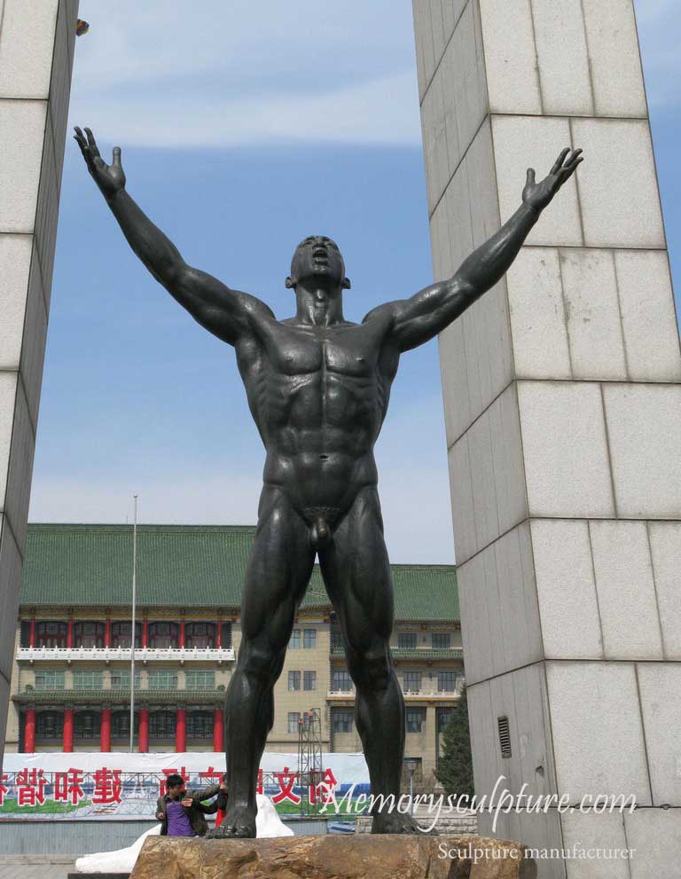 bronze statue