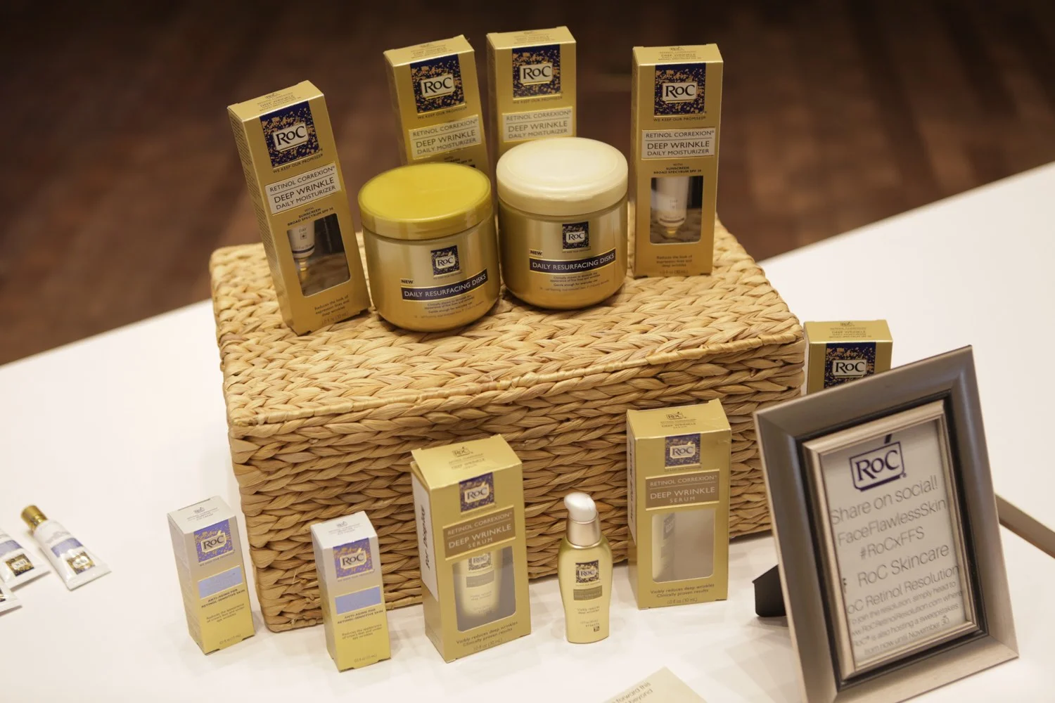 Guests were given the keys to starting an anti-aging regimen thanks to RoC Skincare . 