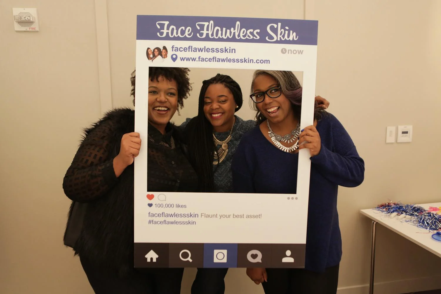 L-R: Danielle Young, Christina Brown and Ty Alexander