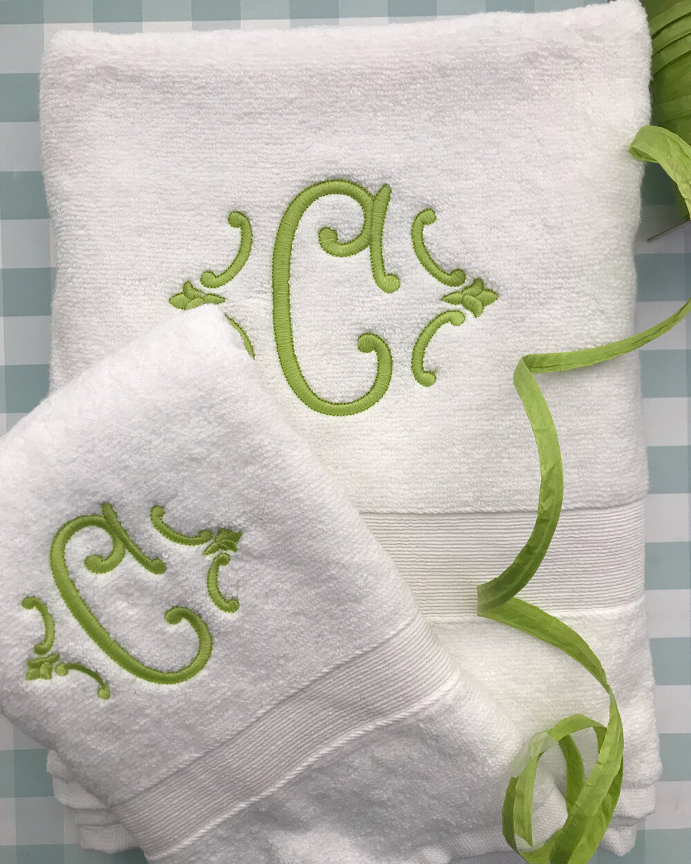 Monogrammed Towel Set — Lilly T. Grace