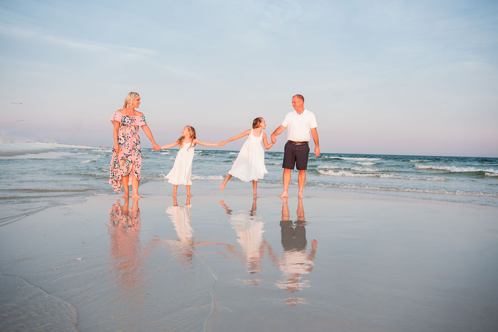 family by water-Pensacola Family Photographer-Ann Mangum Photography