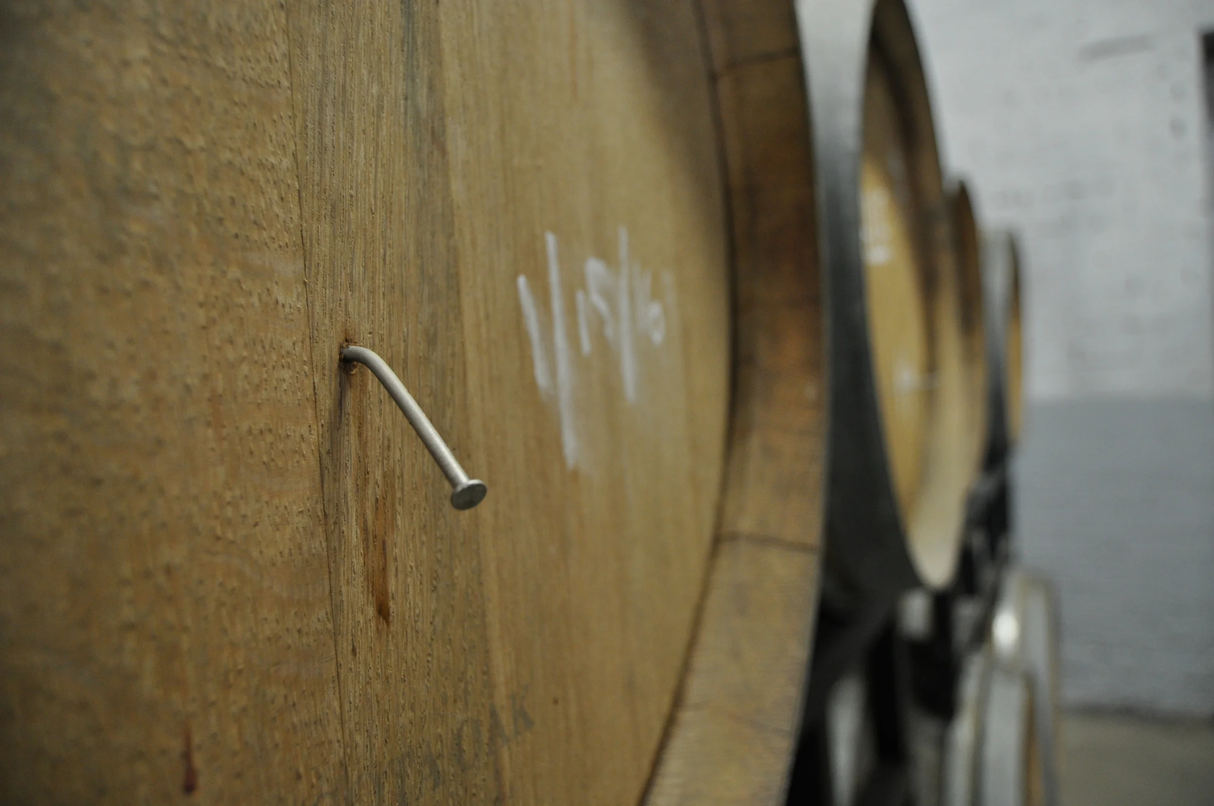 A barrel aged beer, ready to taste
