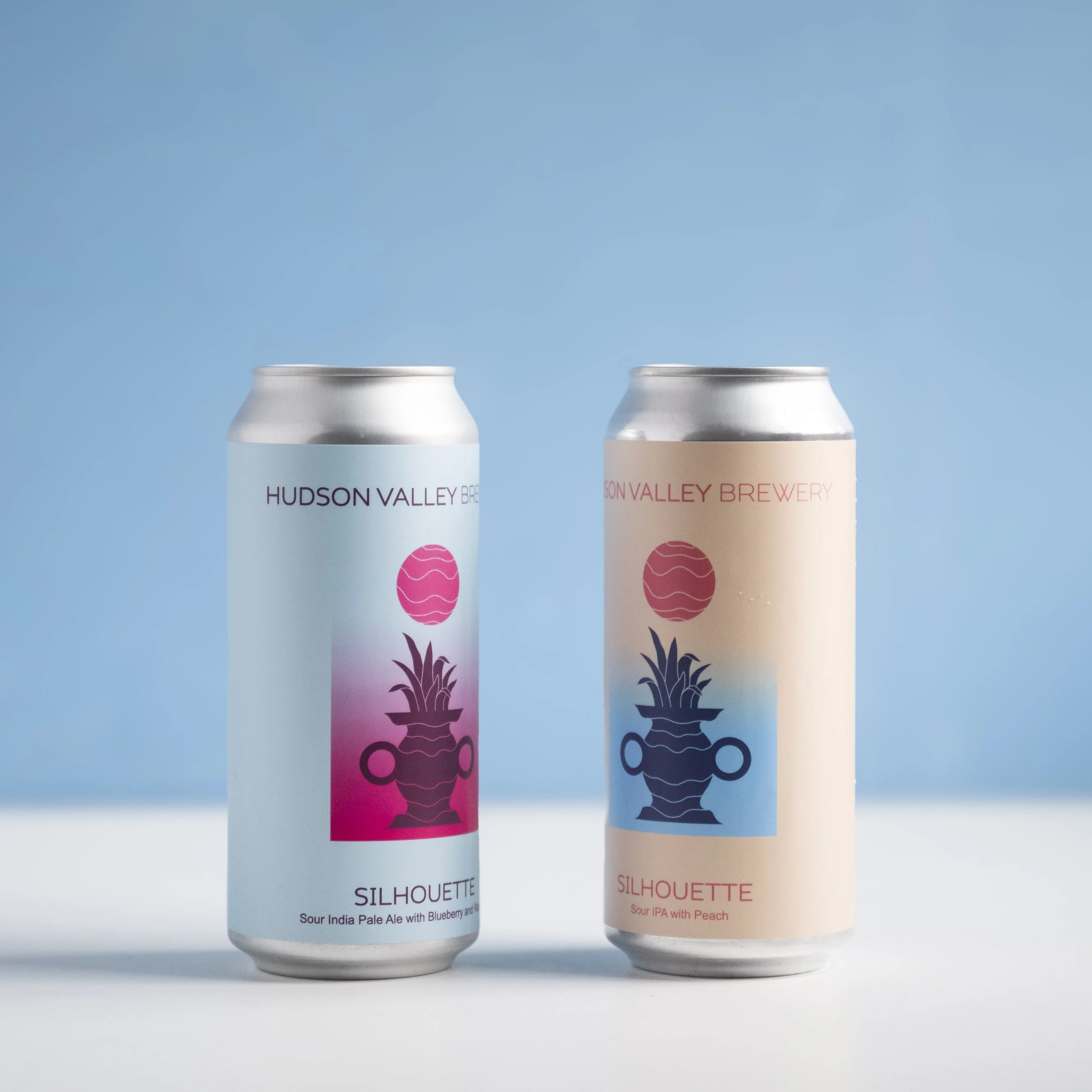 Mixed Berry Silhouette + Peach Silhouette