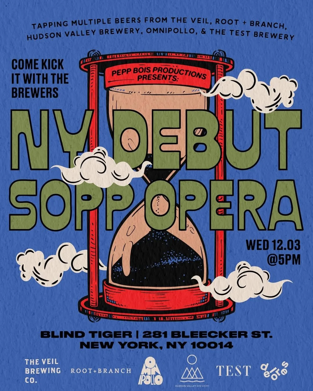 Sopp Opera Debut @ Blind Tiger Ale House
