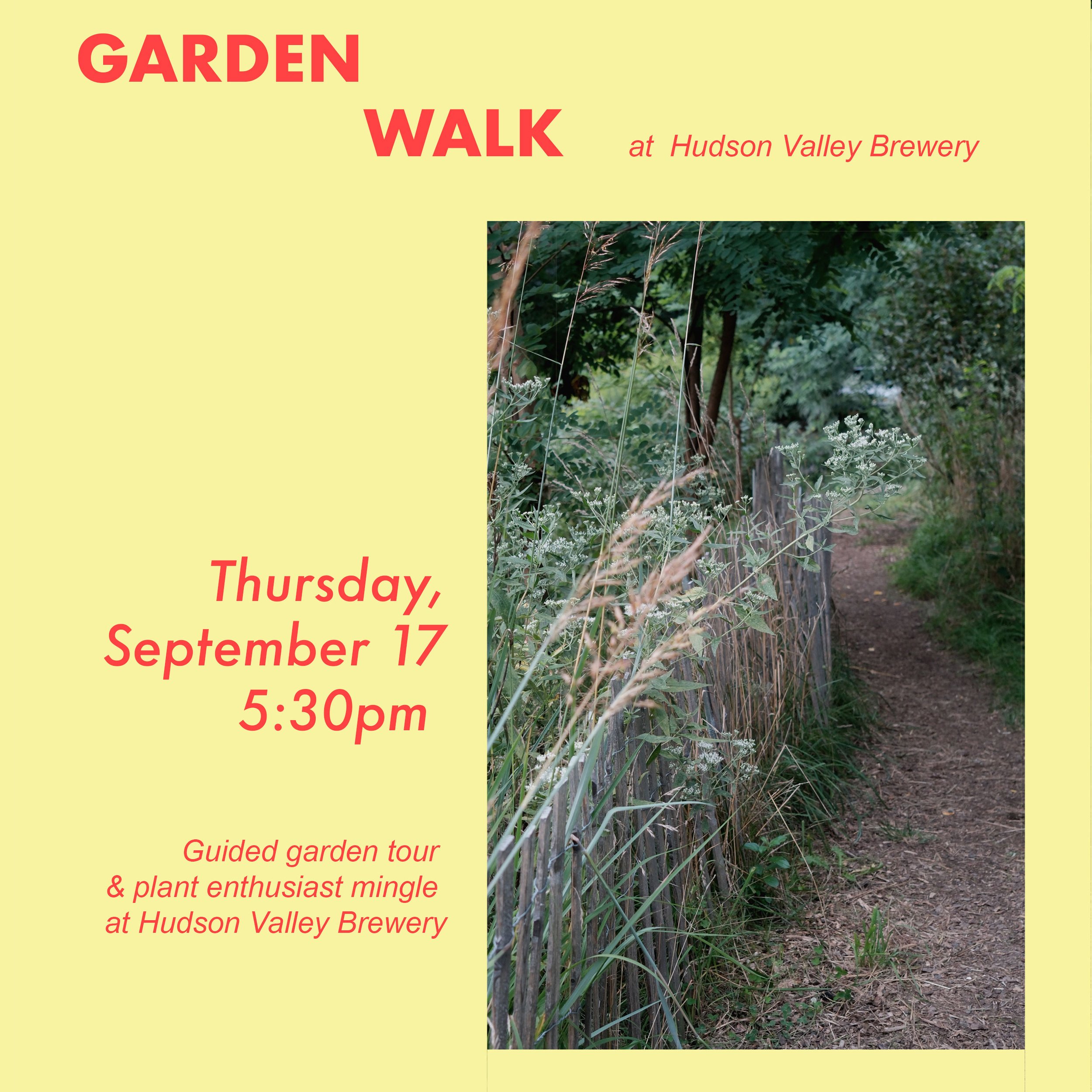 Garden Walk @ HVB