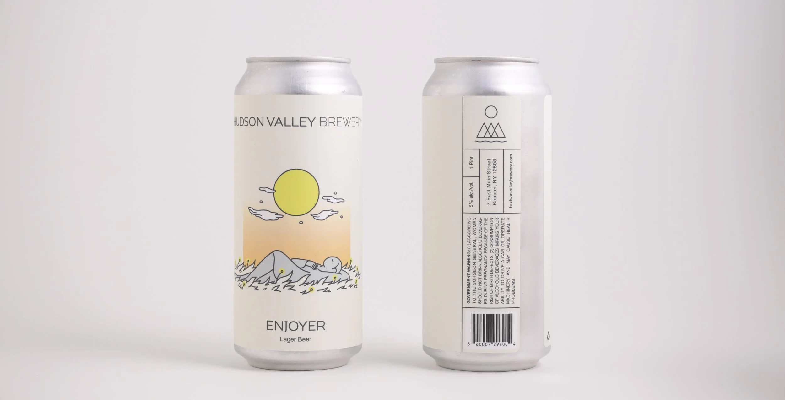 Enjoyer lager beer can