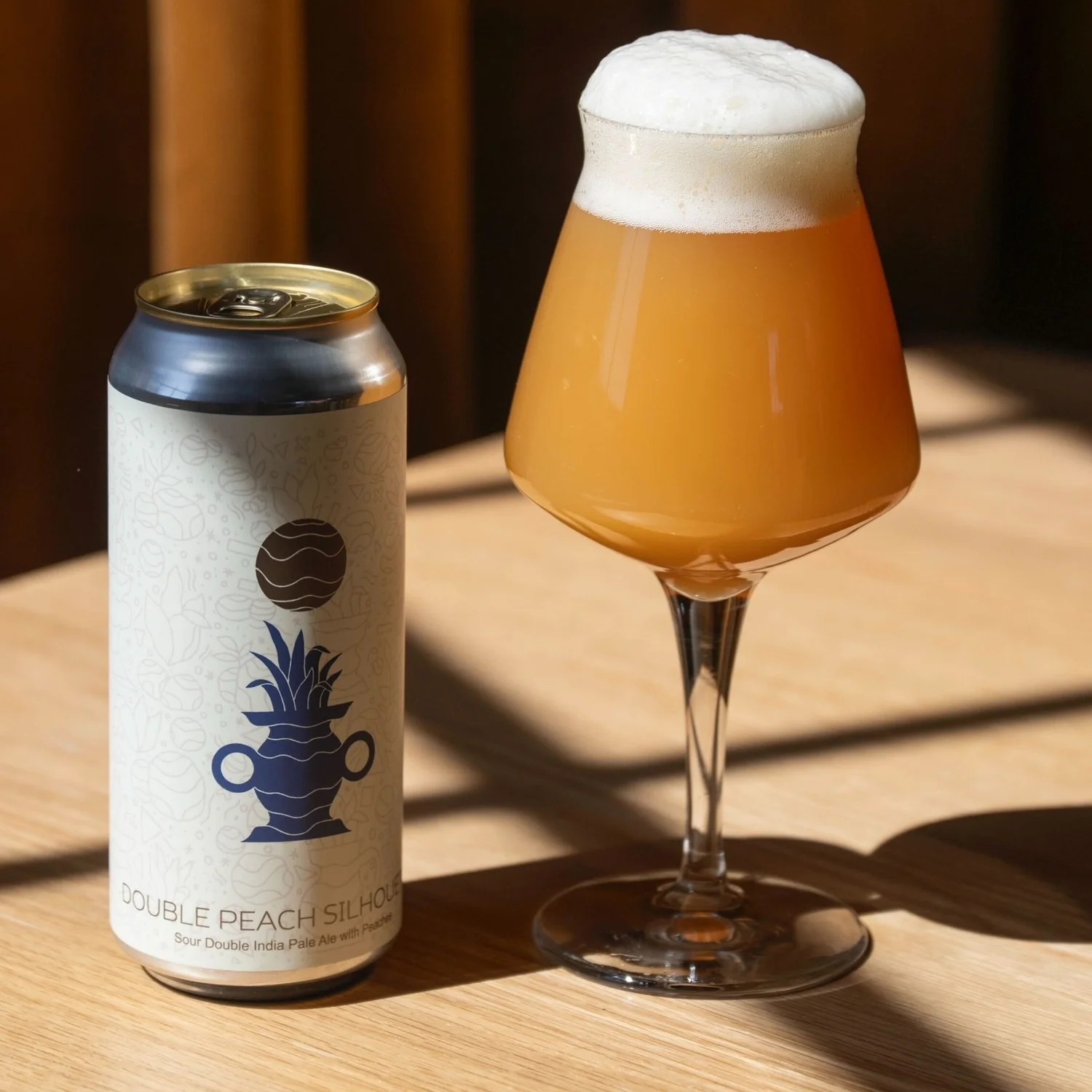 8th Anniversary Double Peach Silhouette by Hudson Valley Brewery