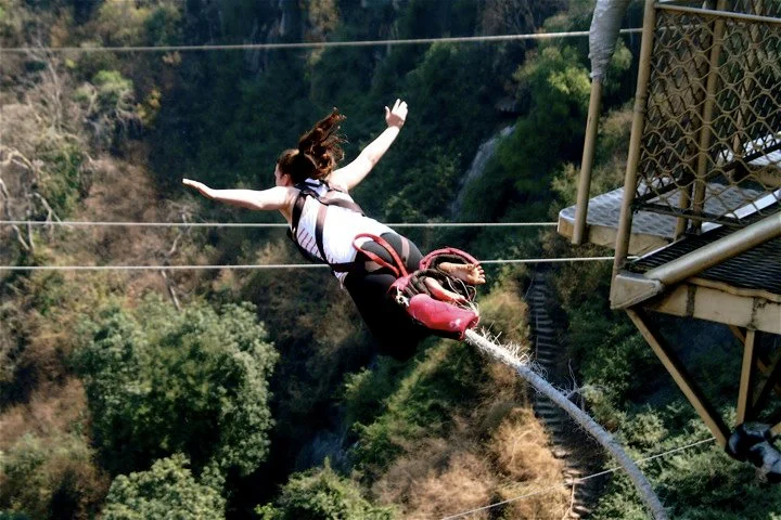 First bungee, Victoria Falls Zambia/Zimbabwe