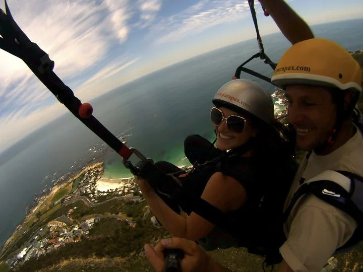 paragliding in Cape Town, SA