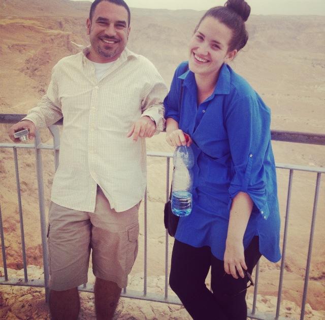 Excuse my shit posture - I had just schlepped up Masada