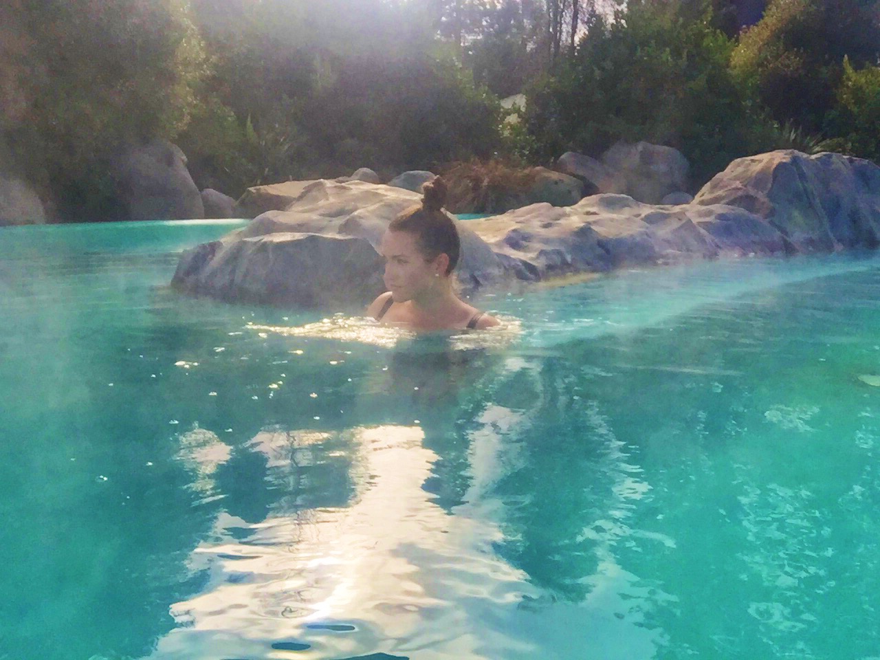 Here I am being a mermaid, pretending I didn't just set the photo timer on my iphone