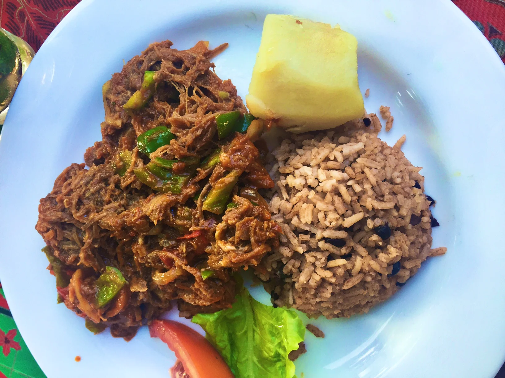 Please don't be that person who eats pizza for every meal. Ropa Vieja will always be a pretty solid choice in Cuba.