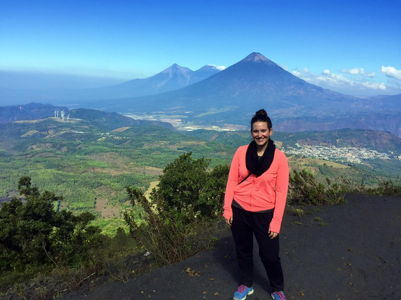 Just me being a Uniqlo whore in front of some volcanoes