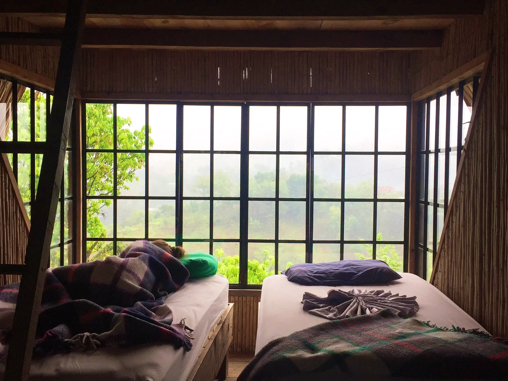 The dorm rooms even have a view!