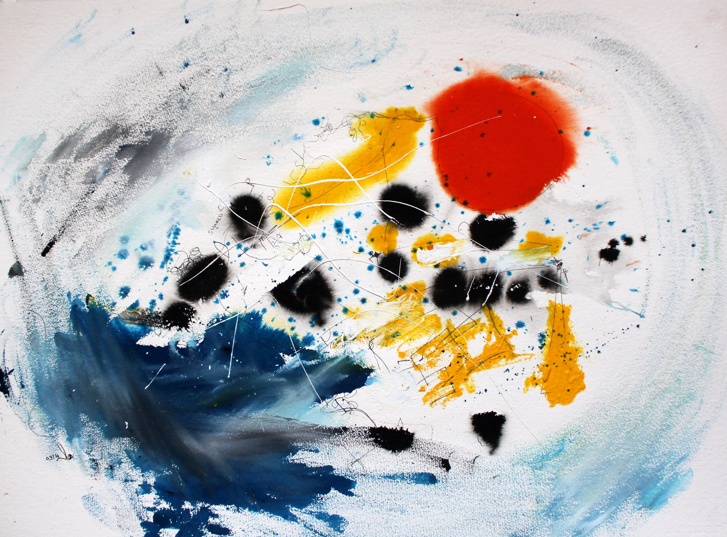 Separated by the sea (For Dad), 2016