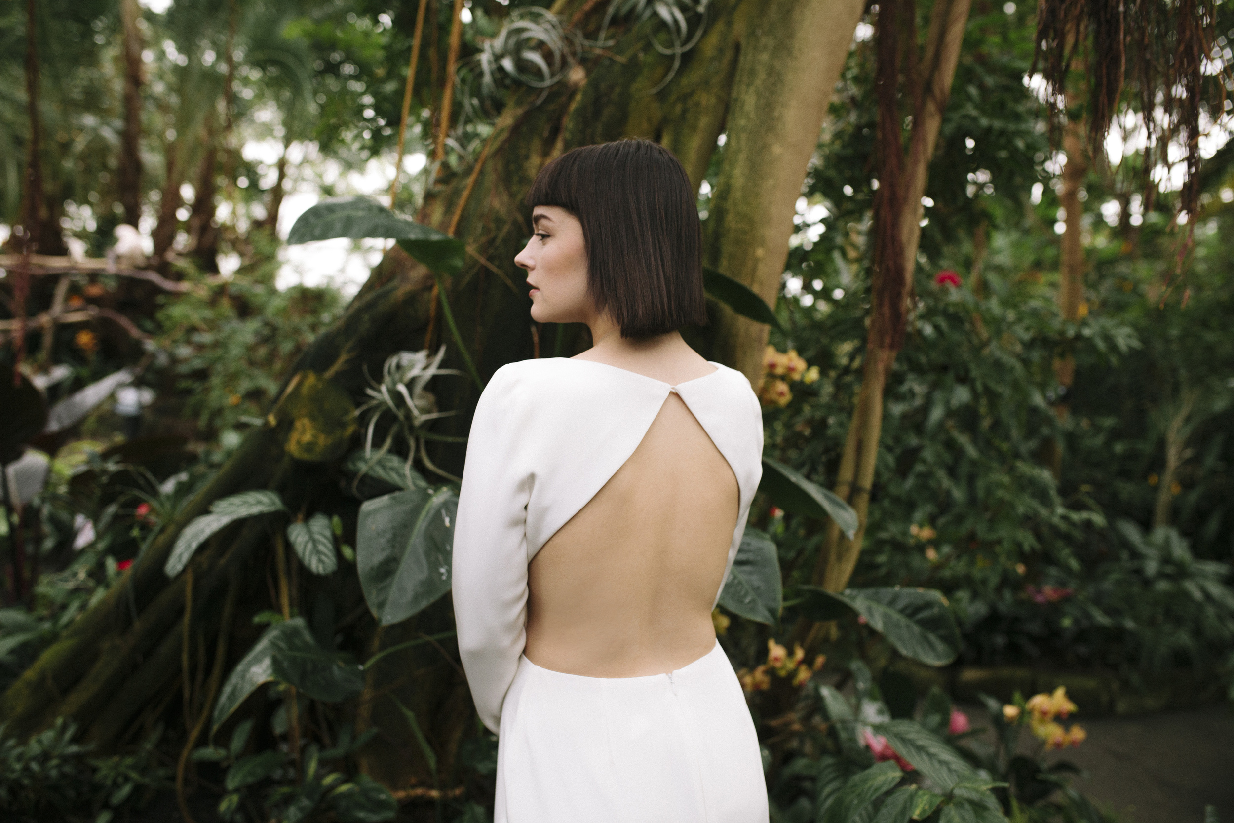 Christa in the Houghton Cheyne gown
