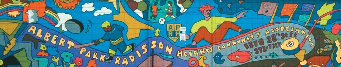 Albert Park-Radisson Heights community hall mural (Photo credit: City of Calgary)