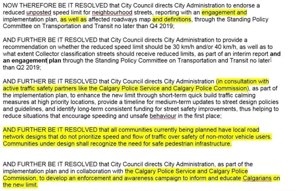 The above items were voted on and approved on September 24, 2018 by Calgary City Council.