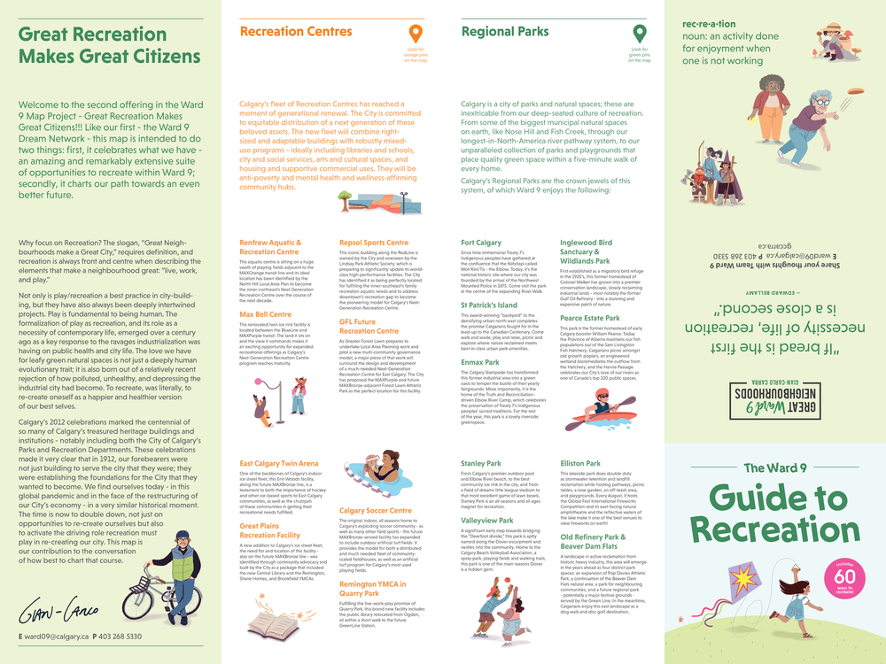 Explore the W9 Recreation Map — Ward 9 Great Neighbourhoods Calgary ...