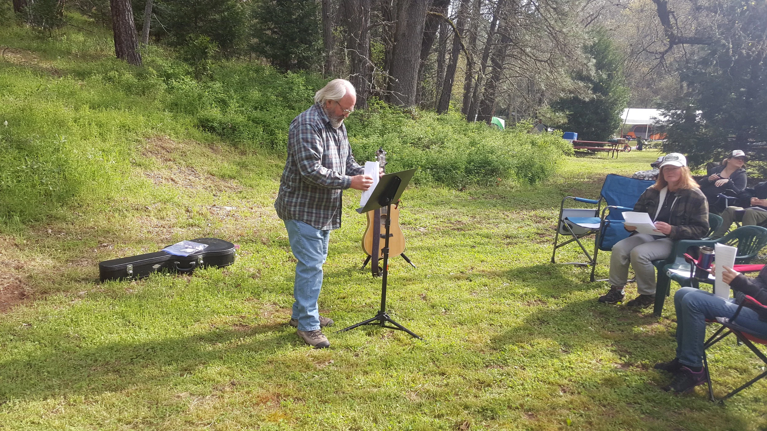Easter Service at Placerville Family Campout