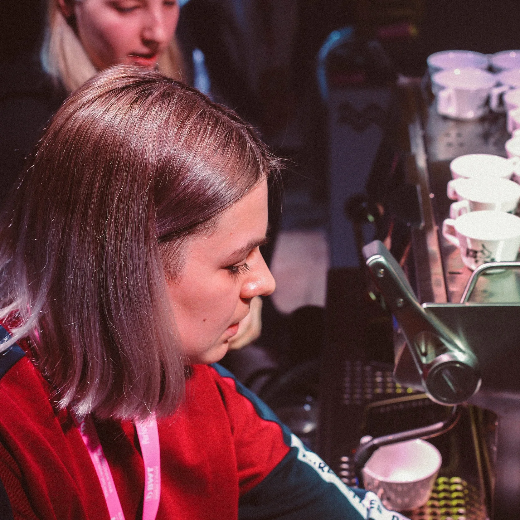 Elizaveta Vagabova competing in The Barista League: Helsingborg, 2019.